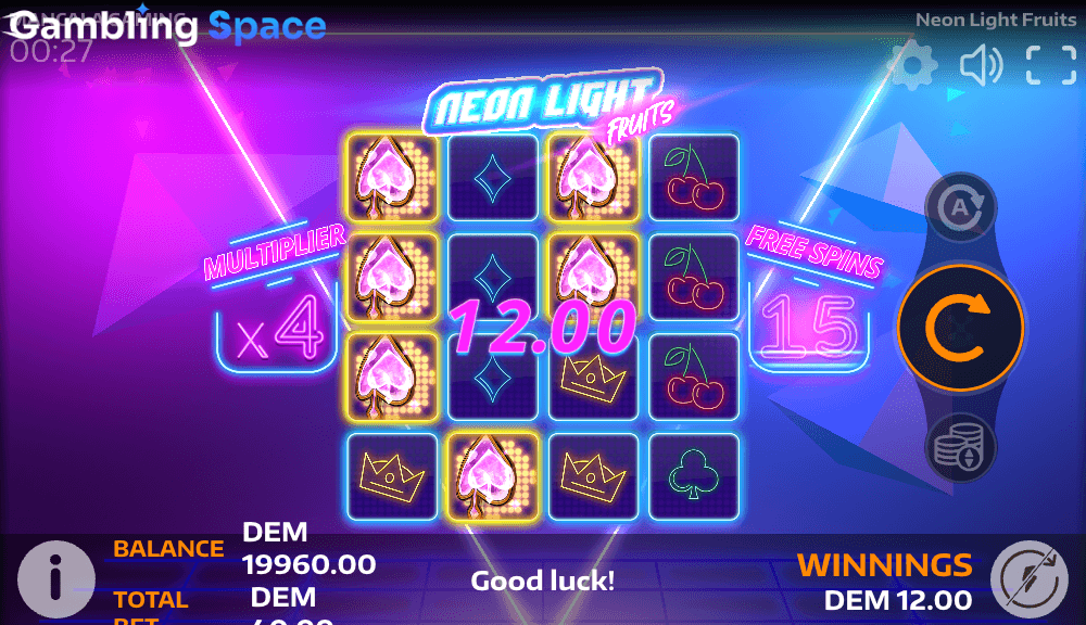 Neon Light Fruits – Screenshot 2