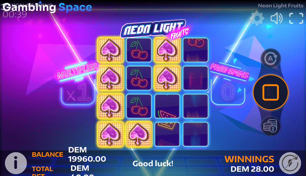 Neon Light Fruits – Screenshot 4