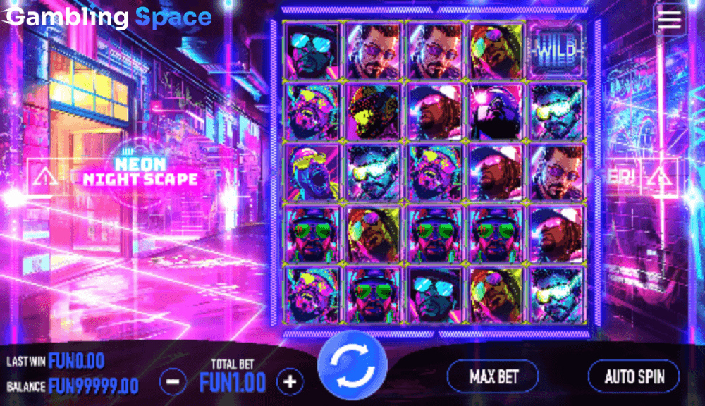 Neon Night Scape – Screenshot 3