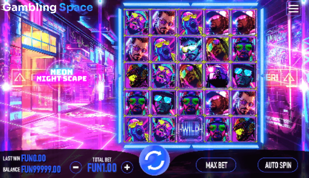 Neon Night Scape – Screenshot 4