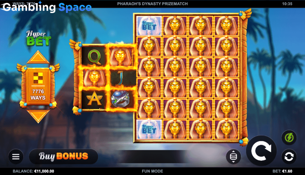 Pharaoh's Dynasty PrizeMatch – Screenshot 2