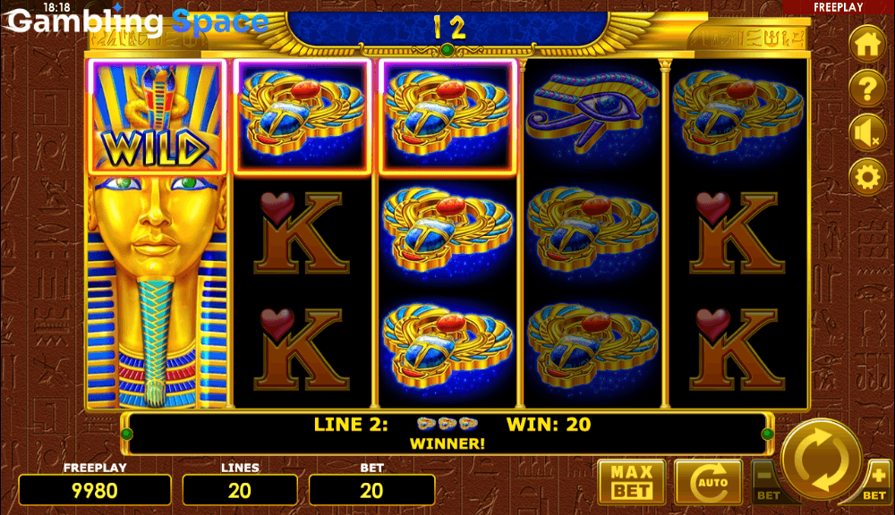 Pharaohs Gold 20 – Screenshot 3