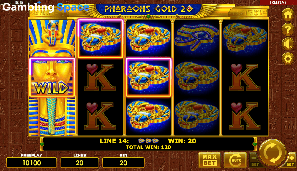 Pharaohs Gold 20 – Screenshot 4