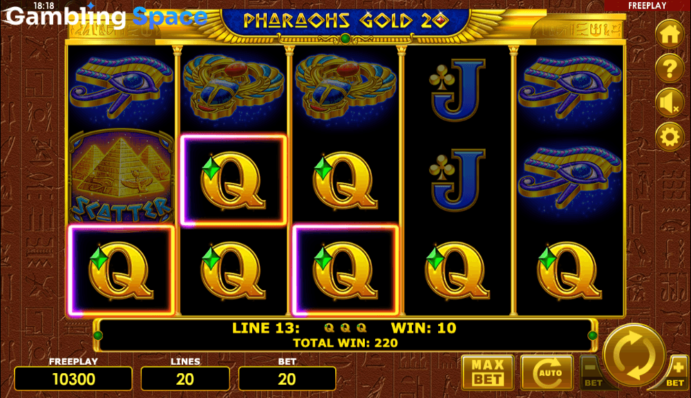 Pharaohs Gold 20 – Screenshot 6