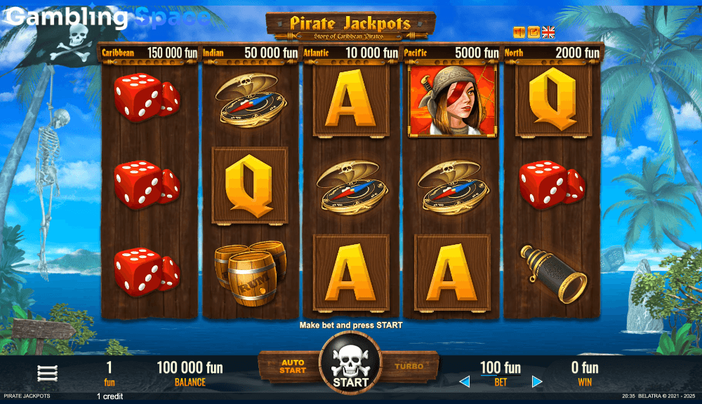 Pirate Jackpots – Screenshot 2