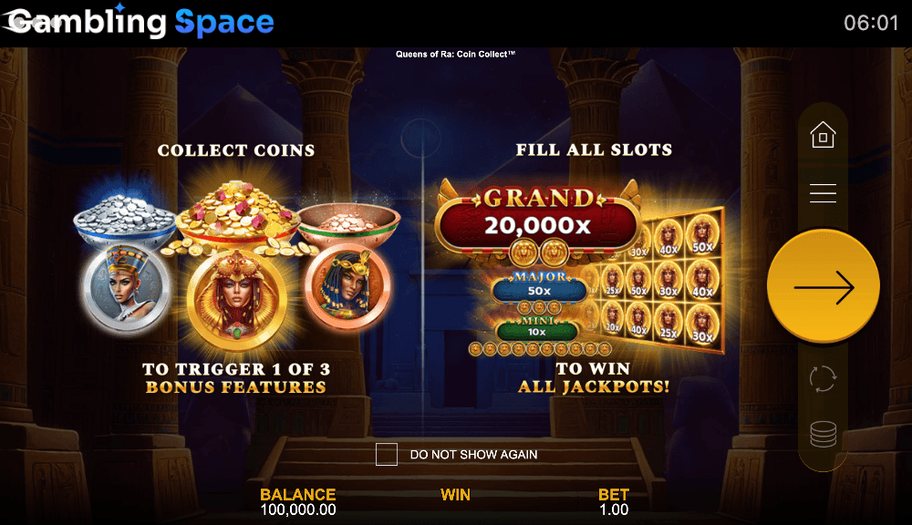 Queens of Ra: Coin Collect – Screenshot 1