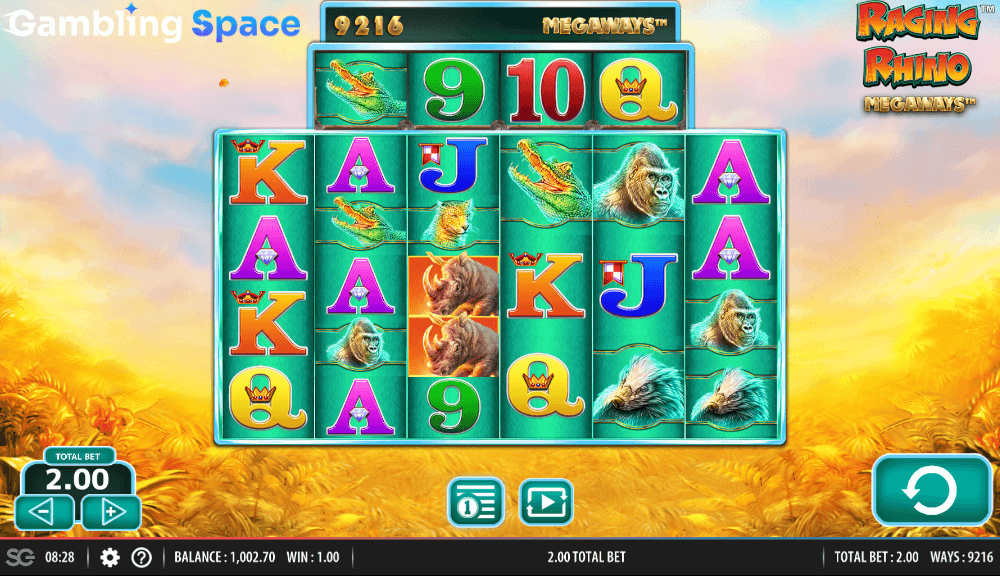 Raging Rhino Megaways – Screenshot 5