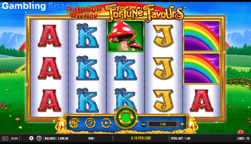 Rainbow Riches Fortune Favours – Screenshot 1