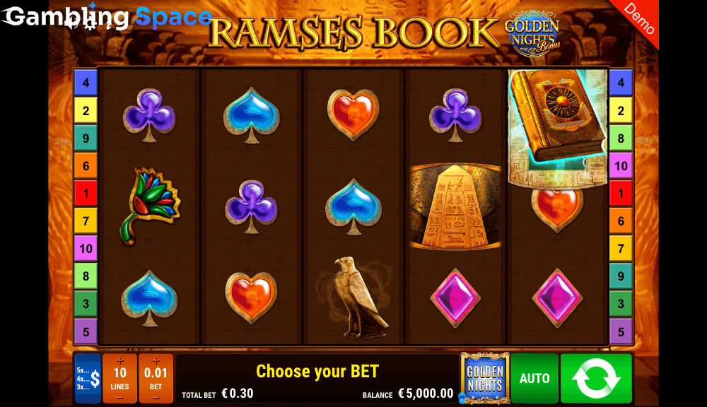 Ramses Book Golden Nights Bonus – Screenshot 2