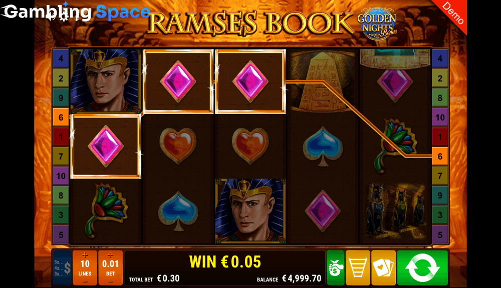 Ramses Book Golden Nights Bonus – Screenshot 3