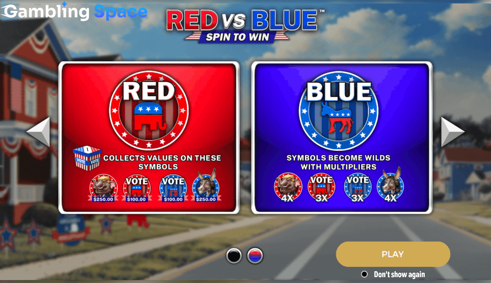 Red vs Blue Spin to Win – Screenshot 1