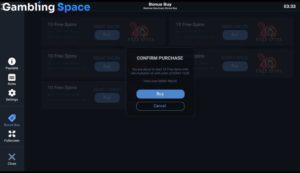 Redrose Sanctuary Bonus Buy – Screenshot 4