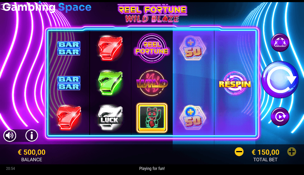 Reel Fortune Wild Blaze – Screenshot 2