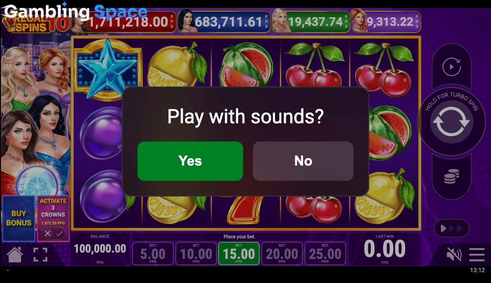 Regal Spins 10 – Screenshot 1