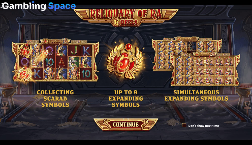 Reliquary of Ra 6 Reels – Screenshot 1
