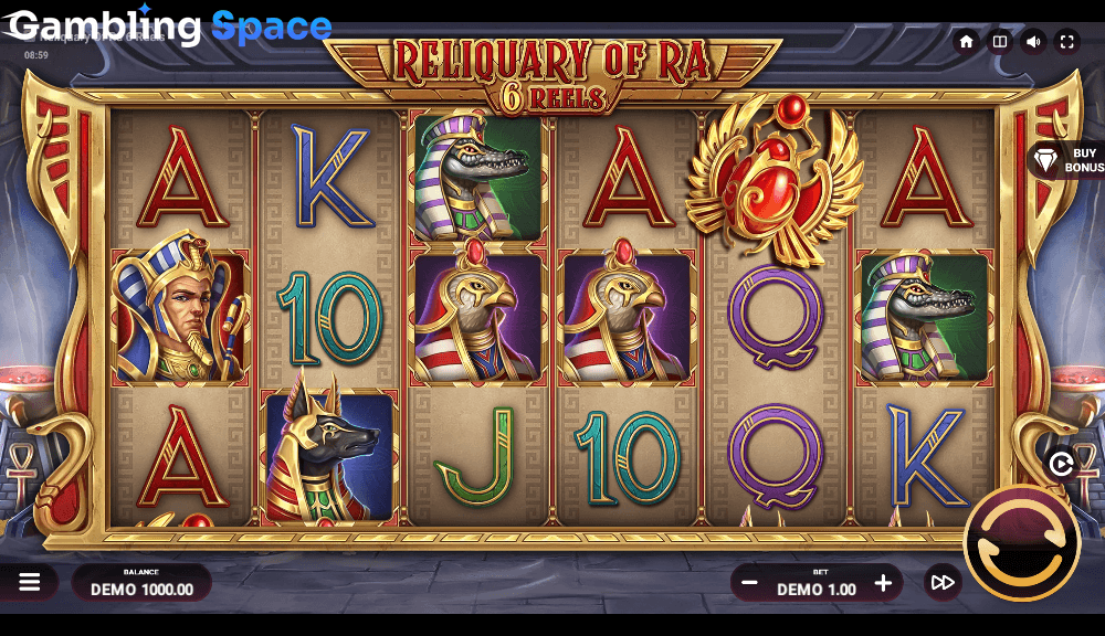 Reliquary of Ra 6 Reels – Screenshot 2