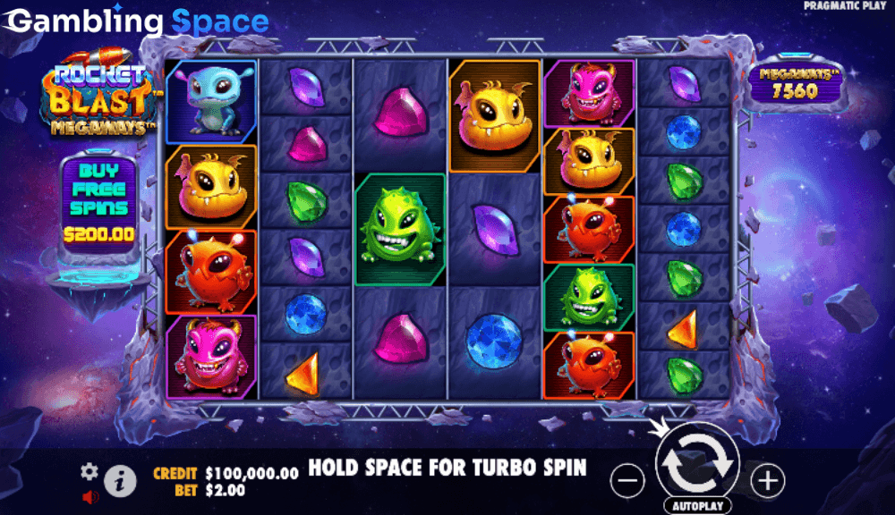 Rocket Blast Megaways – Screenshot 1