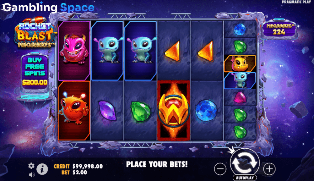 Rocket Blast Megaways – Screenshot 2