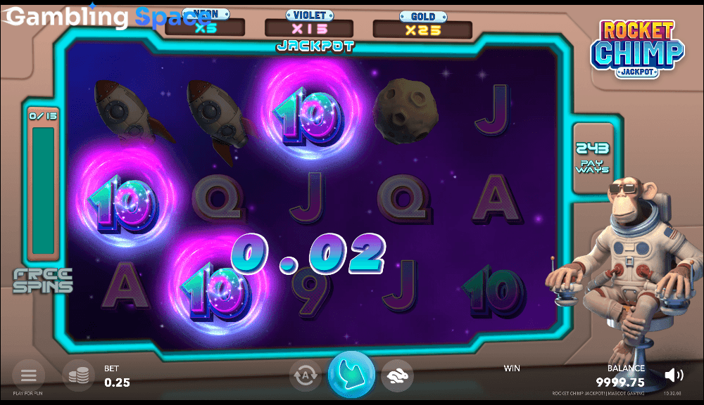 Rocket Chimp Jackpot – Screenshot 2