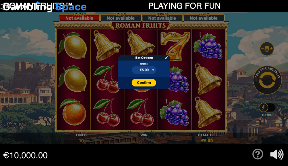 Roman Fruits – Screenshot 2
