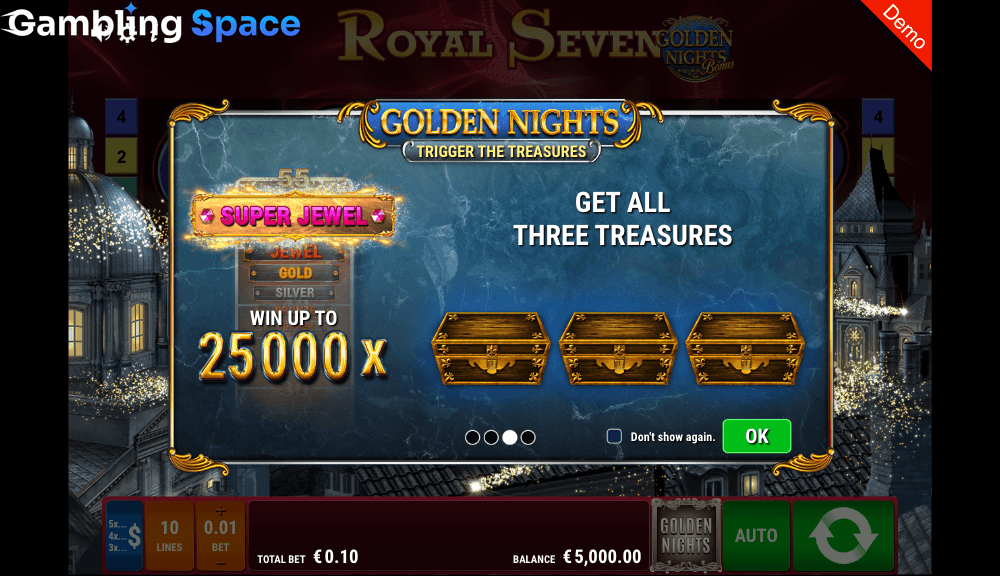Royal Seven Golden Nights Bonus – Screenshot 1