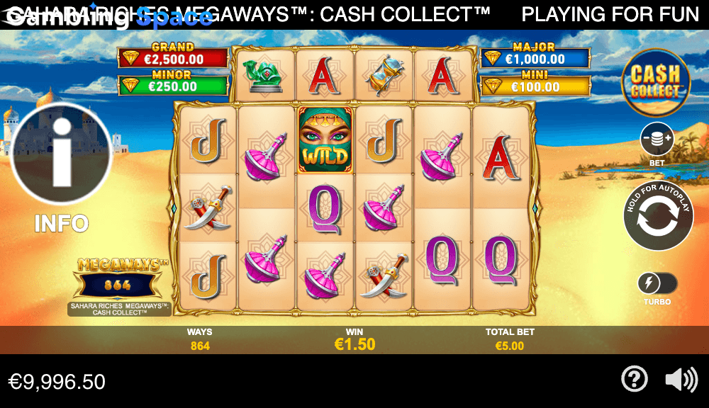 Sahara Riches Megaways Cash Collect – Screenshot 5
