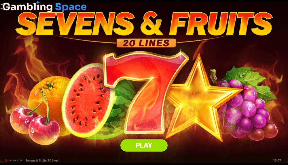 Sevens & Fruits: 20 Lines – Screenshot 1