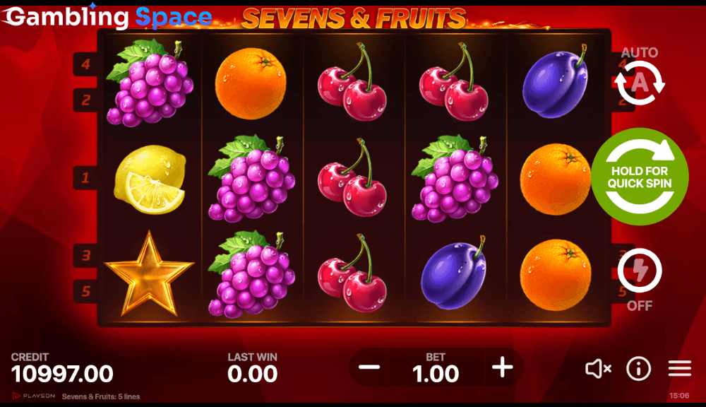Sevens & Fruits – Screenshot 5