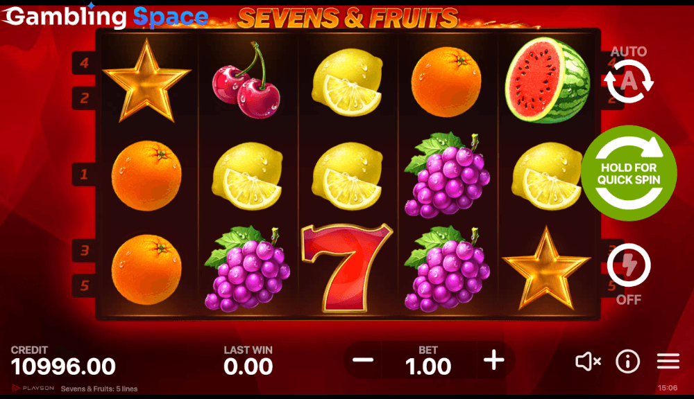Sevens & Fruits – Screenshot 6