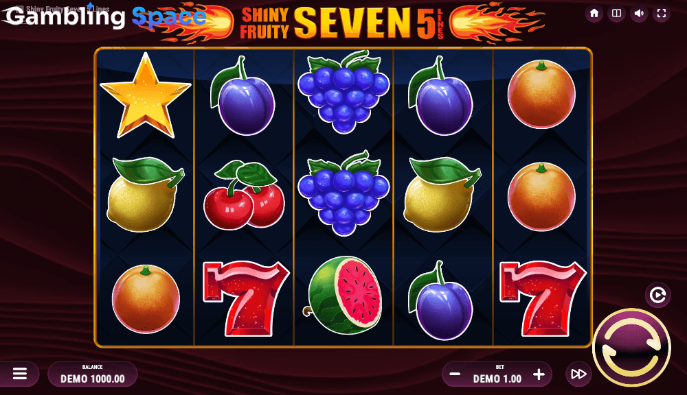 Shiny Fruity Seven 5 Lines – Screenshot 1