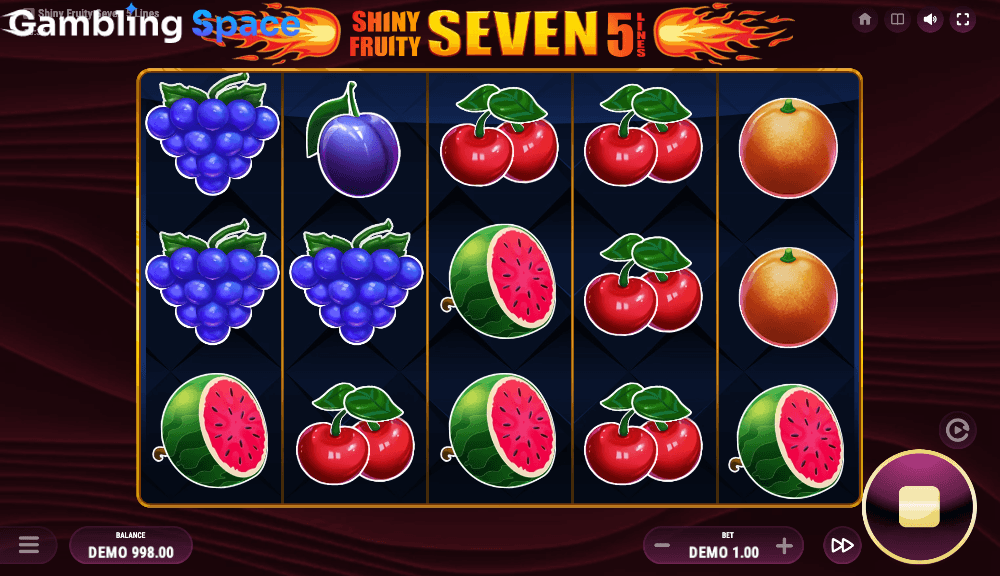 Shiny Fruity Seven 5 Lines – Screenshot 3