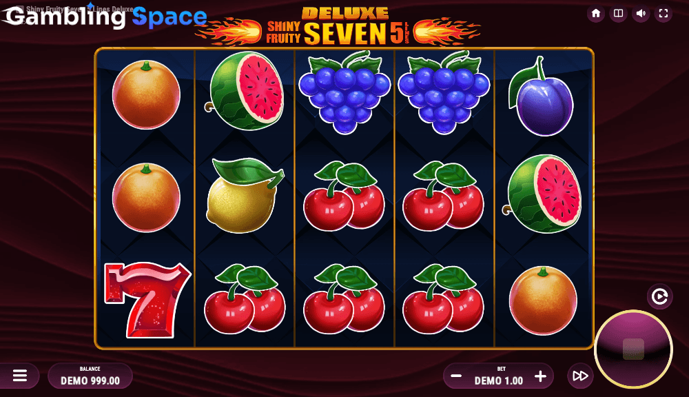 Shiny Fruity Seven 5 Lines Deluxe – Screenshot 2