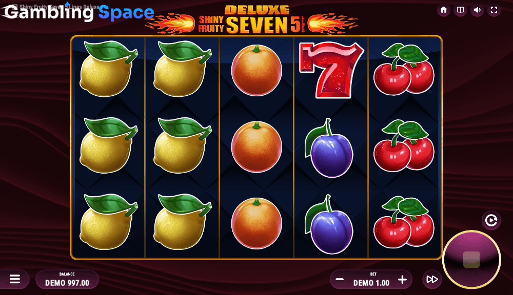 Shiny Fruity Seven 5 Lines Deluxe – Screenshot 4