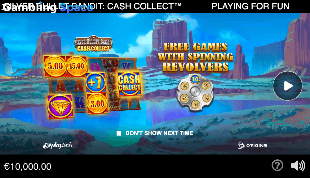 Silver Bullet Bandit Cash Collect – Screenshot 1