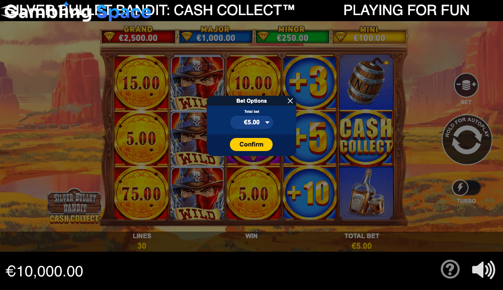 Silver Bullet Bandit Cash Collect – Screenshot 2