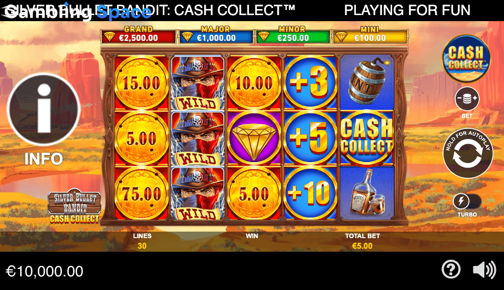 Silver Bullet Bandit Cash Collect – Screenshot 3