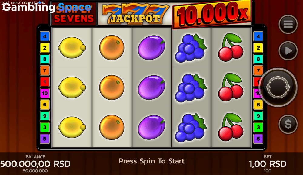 Simply Sevens – Screenshot 1