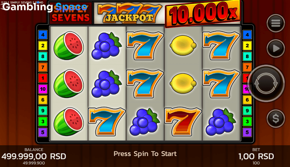 Simply Sevens – Screenshot 2