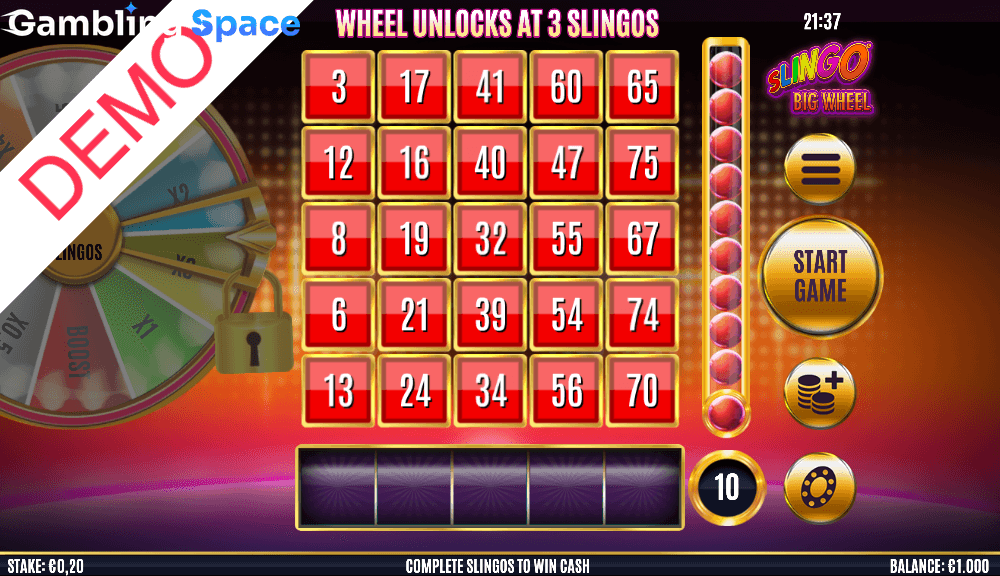 Slingo Big Wheel – Screenshot 2