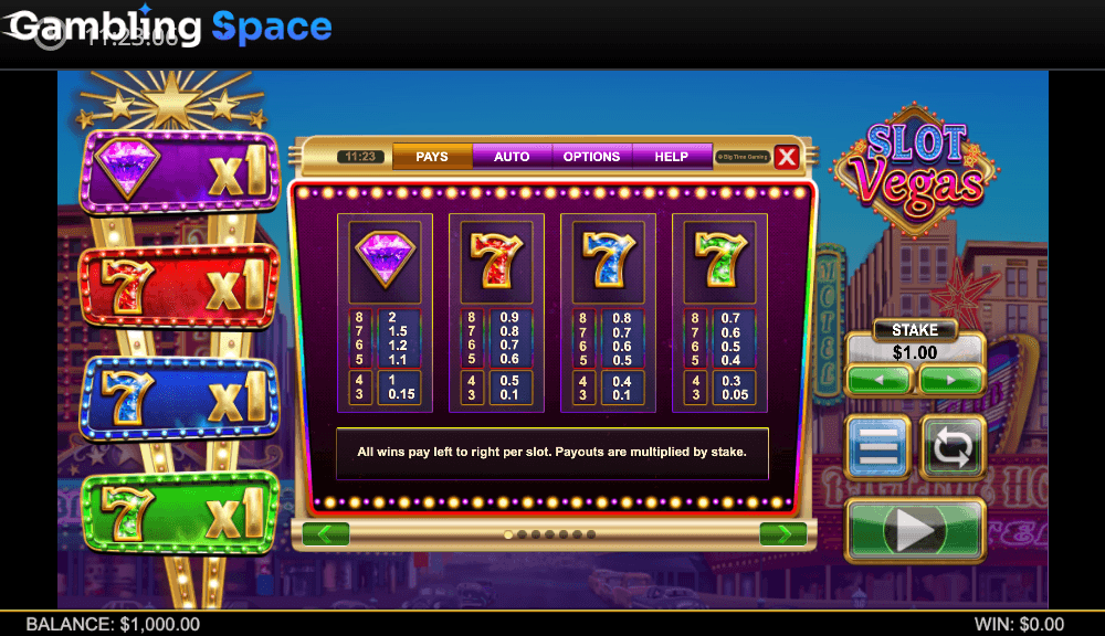 Slot Vegas Megaquads – Screenshot 1