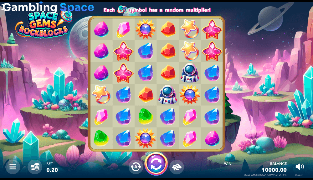 Space Gems Rockblocks – Screenshot 1