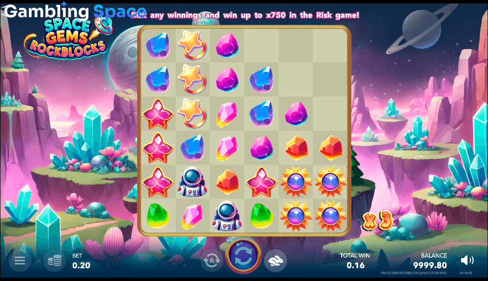 Space Gems Rockblocks – Screenshot 3
