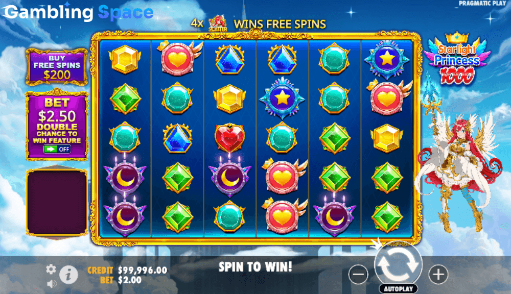 Starlight Princess 1000 – Screenshot 4