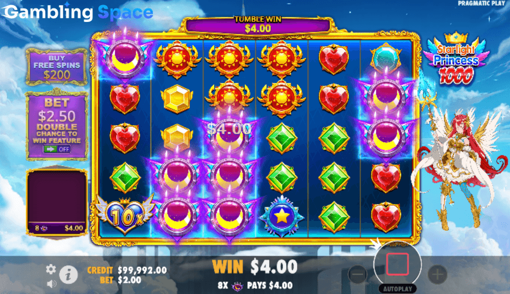 Starlight Princess 1000 – Screenshot 6