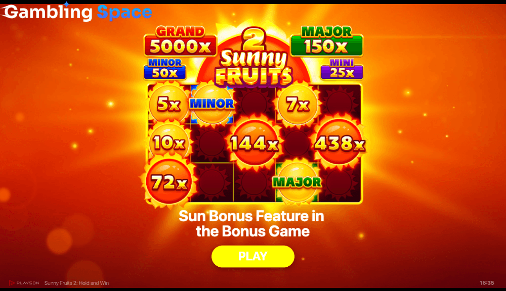 Sunny Fruits 2: Hold and Win – Screenshot 1
