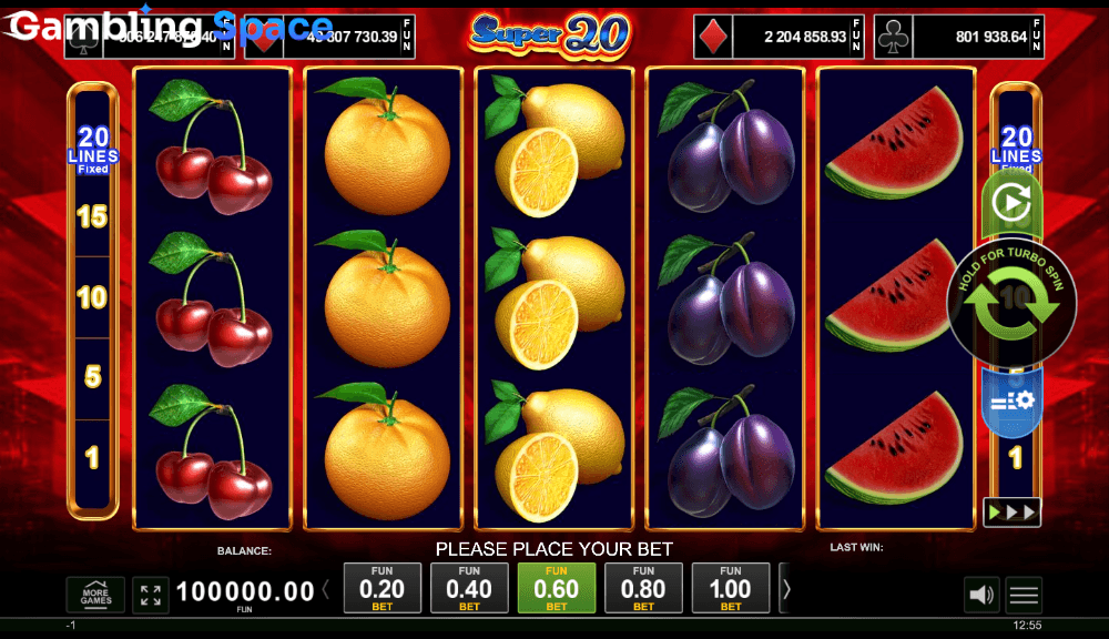 Super 20 – Screenshot 1