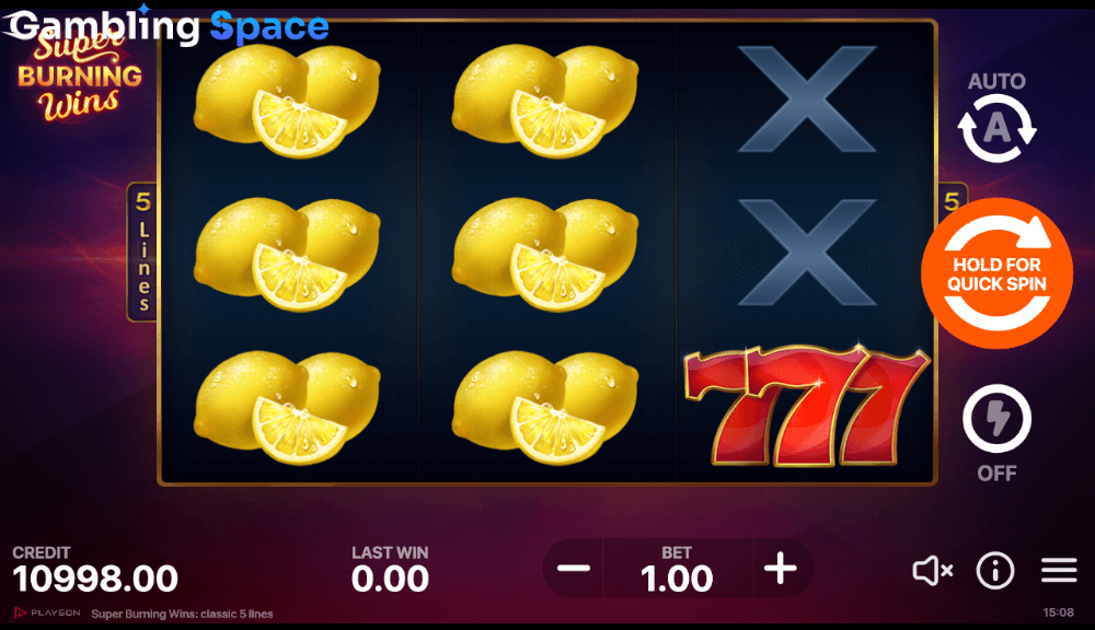 Super Burning Wins – Screenshot 4