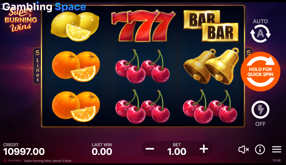 Super Burning Wins – Screenshot 5