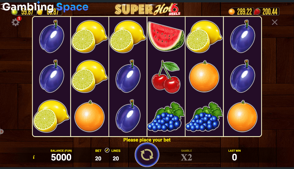 Super Hot 6 Reels – Screenshot 1