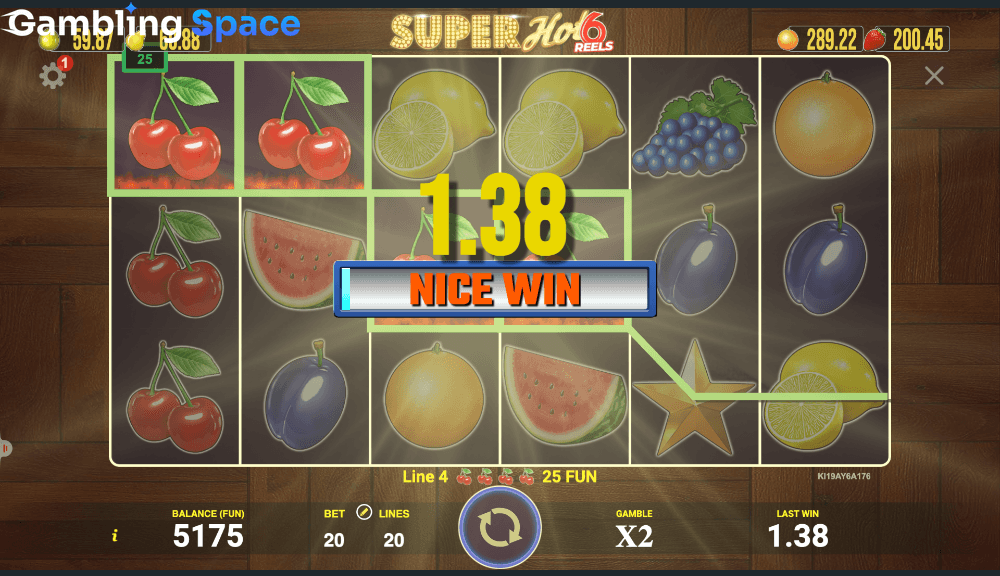 Super Hot 6 Reels – Screenshot 4